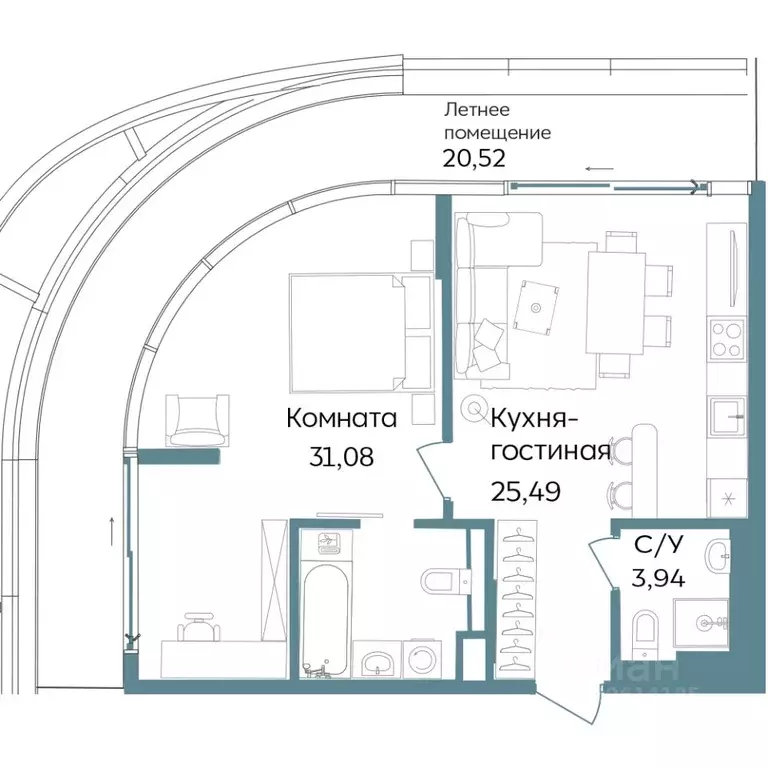 2-к кв. Крым, Саки ул. Морская (81.03 м) - Фото 0