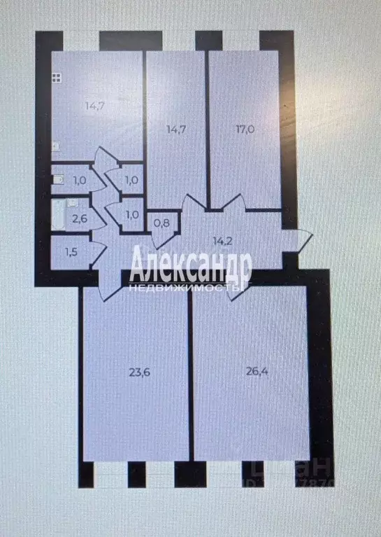 4-к кв. Санкт-Петербург Казанская ул., 45 (118.0 м) - Фото 1
