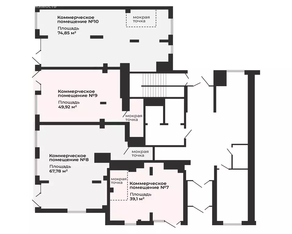 Помещение свободного назначения (49.92 м) - Фото 1