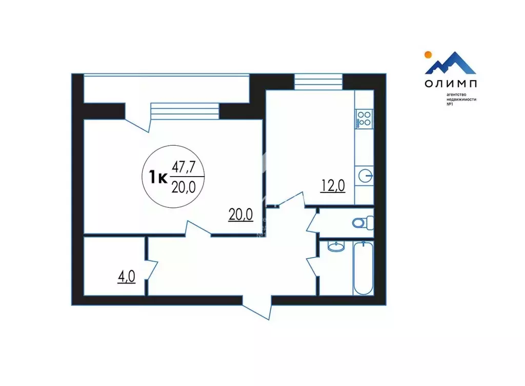 1-к кв. Ярославская область, Ярославль ул. Лисицына, 30 (47.7 м) - Фото 1