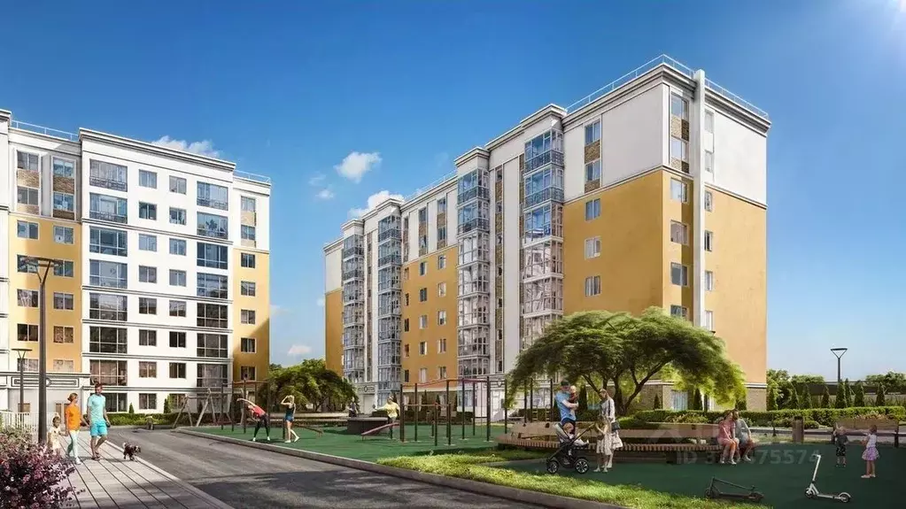 2-к кв. Крым, Феодосия ш. Симферопольское, 48к1 (58.0 м) - Фото 2