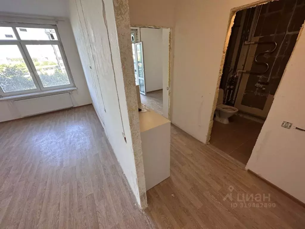 1-к кв. Санкт-Петербург ул. Адмирала Трибуца, 5 (34.1 м) - Фото 0