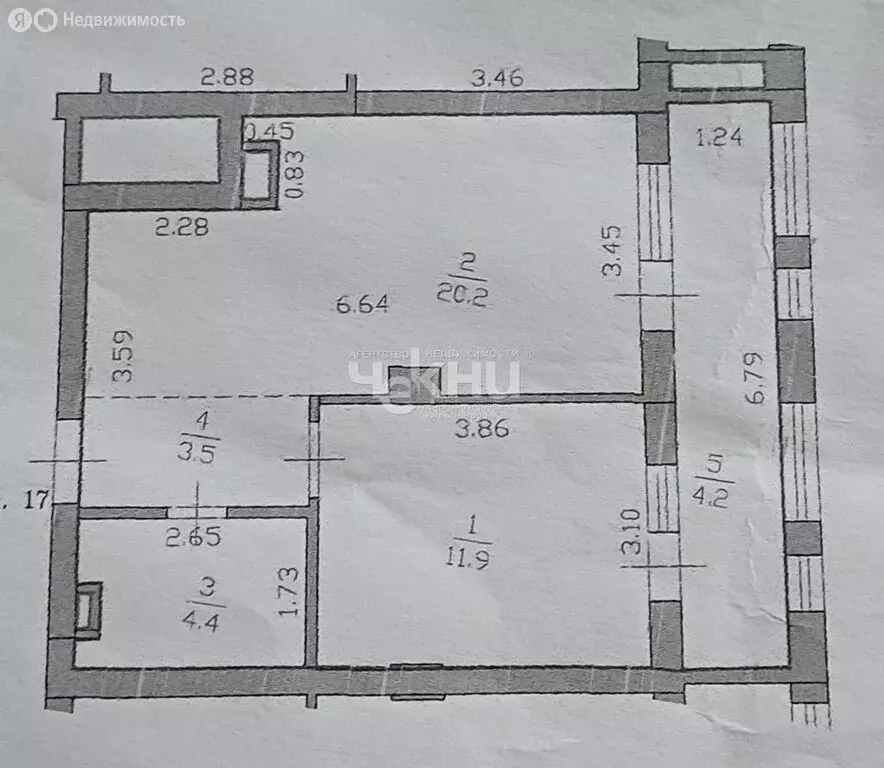 1-комнатная квартира: Нижний Новгород, улица Коминтерна, 99 (43.2 м) - Фото 1