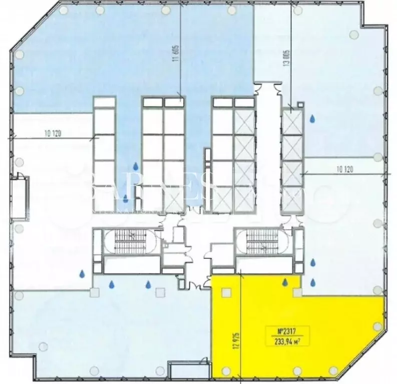 Офис 234 кв.м. в новом бизнес-центре в Москва-Сити - Фото 0