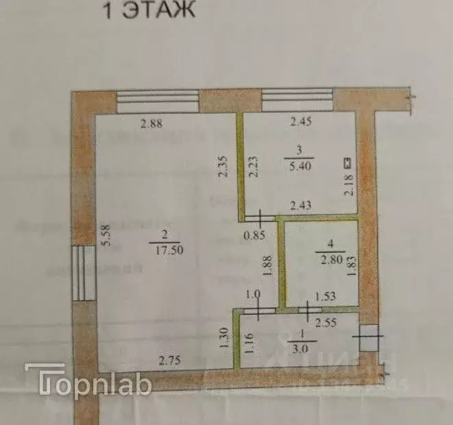 1-к кв. Тамбовская область, Тамбовский муниципальный округ, с. ... - Фото 2