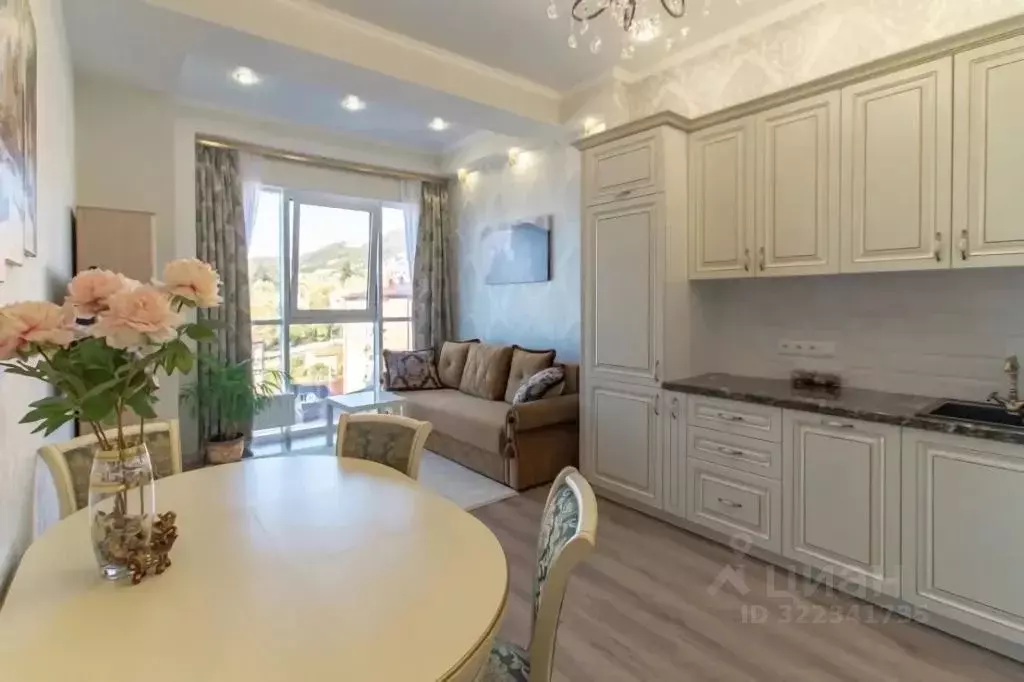 1-к кв. Краснодарский край, Сочи Мамайка мкр, ул. Крымская, 89 (48.0 ... - Фото 1