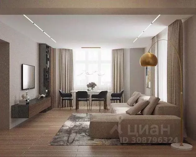 3-к кв. Оренбургская область, Оренбург Краснознаменная ул., 47 (108.0 ... - Фото 1