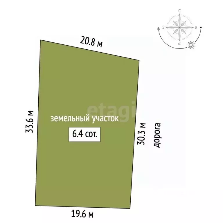 Участок в Ростовская область, Аксай Западная ул. (6.4 сот.) - Фото 2