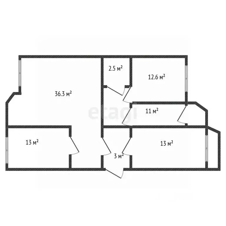 4-к кв. Дагестан, Махачкала ул. Керимова, 46 (93.0 м) - Фото 1