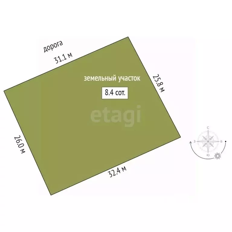 Участок в Тюменская область, Ярковский муниципальный округ, с. Южаково ... - Фото 2