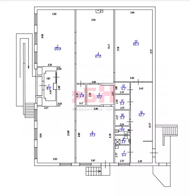 Помещение свободного назначения в Ярославская область, Ярославль пер. ... - Фото 2