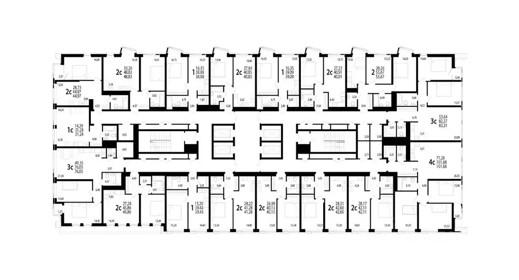 1-к кв. Башкортостан, Уфа бул. Ибрагимова, 90/2 (39.43 м) - Фото 1