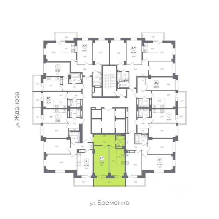 2-к кв. Ростовская область, Ростов-на-Дону Левенцовский мкр, ... - Фото 2