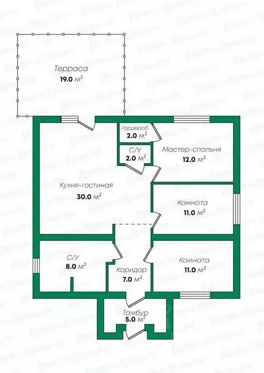 Дом в Кировская область, Слободской район, Бобинское с/пос, д. Большие ... - Фото 1