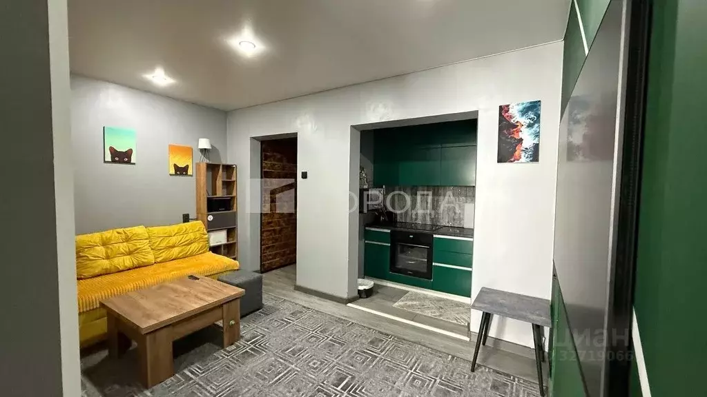 Студия Новосибирская область, Новосибирск ул. Плющихинская, 1 (39.0 м) - Фото 1