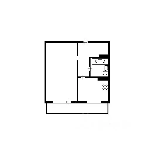 Студия Ульяновская область, Ульяновск ул. Аблукова, 41к2 (35.6 м) - Фото 1