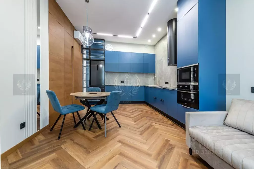 1-к кв. Санкт-Петербург ул. Александра Матросова, 1 (47.7 м) - Фото 2