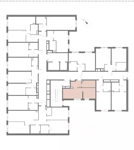 2-к кв. Санкт-Петербург ул. Архивная, 3к1 (29.8 м) - Фото 1