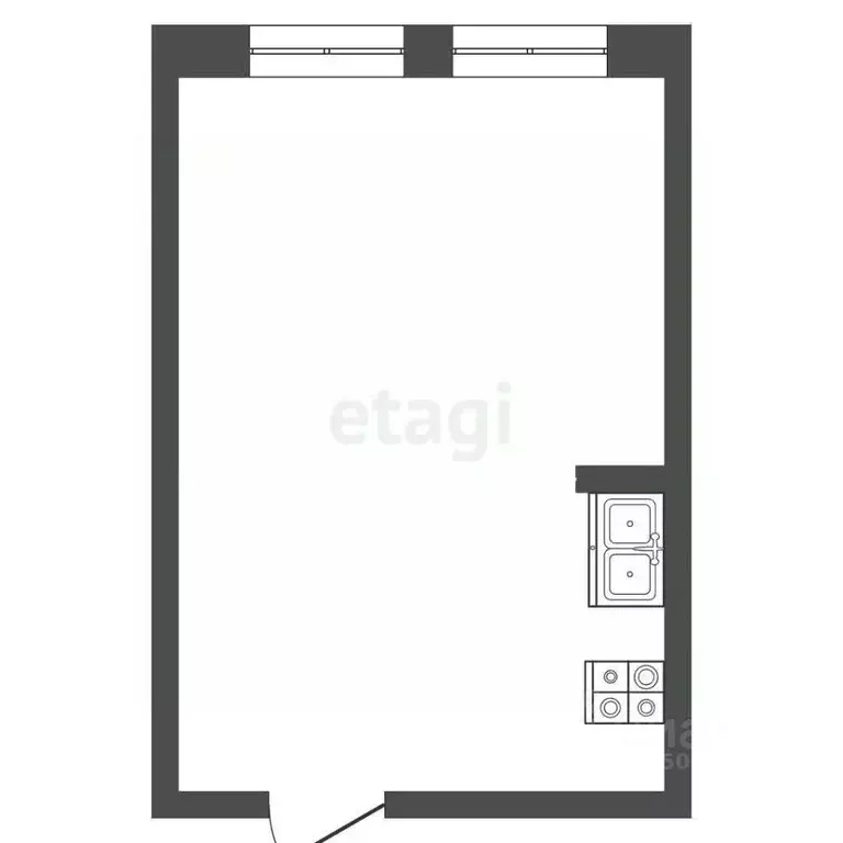 Комната Севастополь ул. Дзигунского Михаила, 19 (20.6 м) - Фото 2