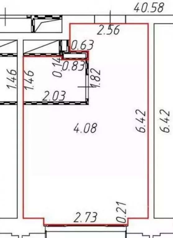 Студия Москва Окружной проезд, 10Б/3 (24.4 м) - Фото 2