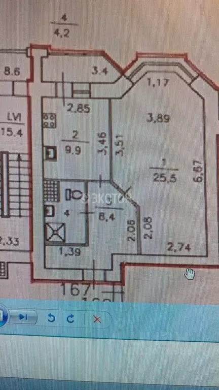1-к кв. Санкт-Петербург ул. Шелгунова, 7к1 (48.0 м) - Фото 1