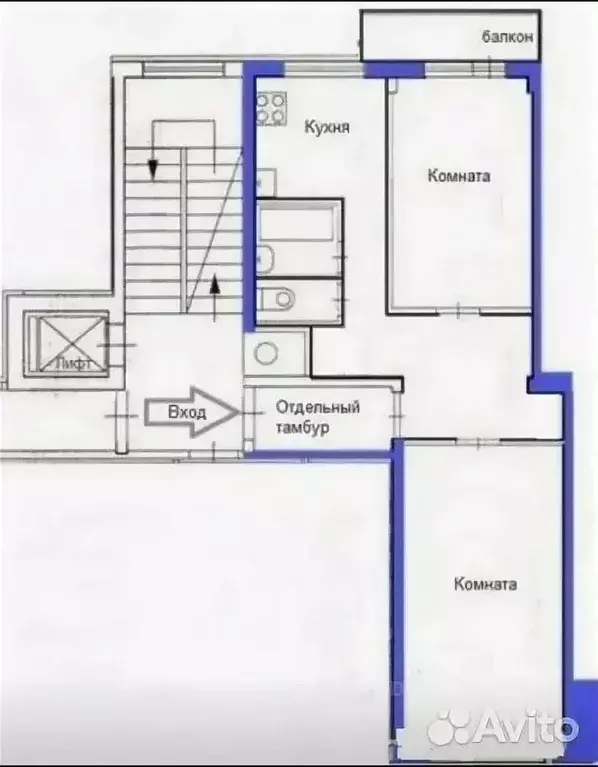 2-к кв. Архангельская область, Архангельск проезд Приорова, 1 (46.0 м) - Фото 1