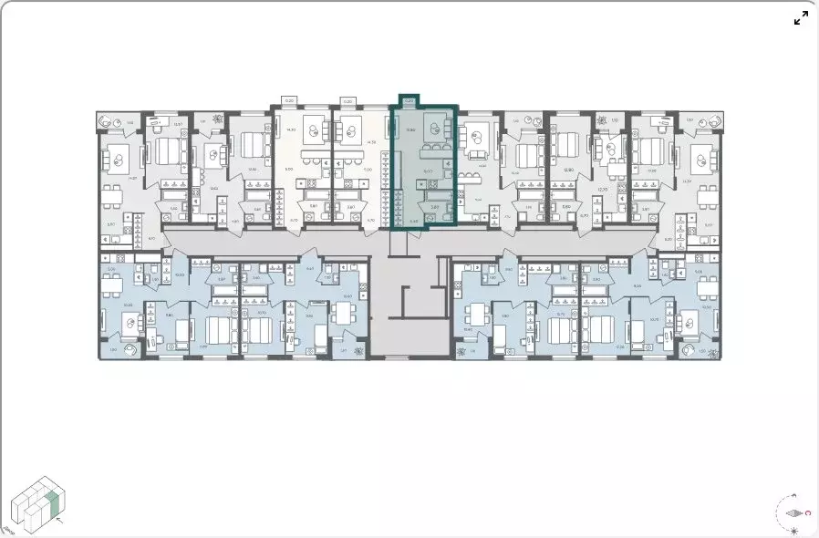 Квартира-студия: село Перхушково, микрорайон Равновесие, 5 (30.1 м) - Фото 2