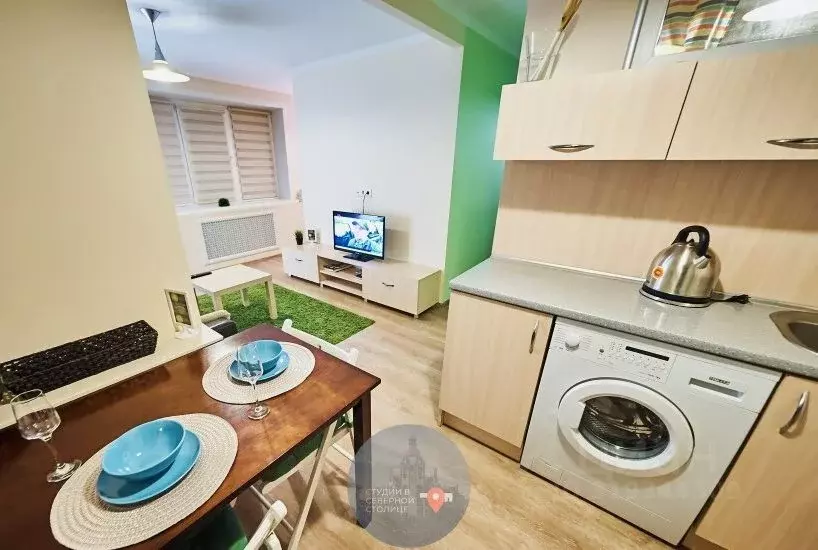 Студия Санкт-Петербург Греческий просп., 5 (27.3 м) - Фото 1
