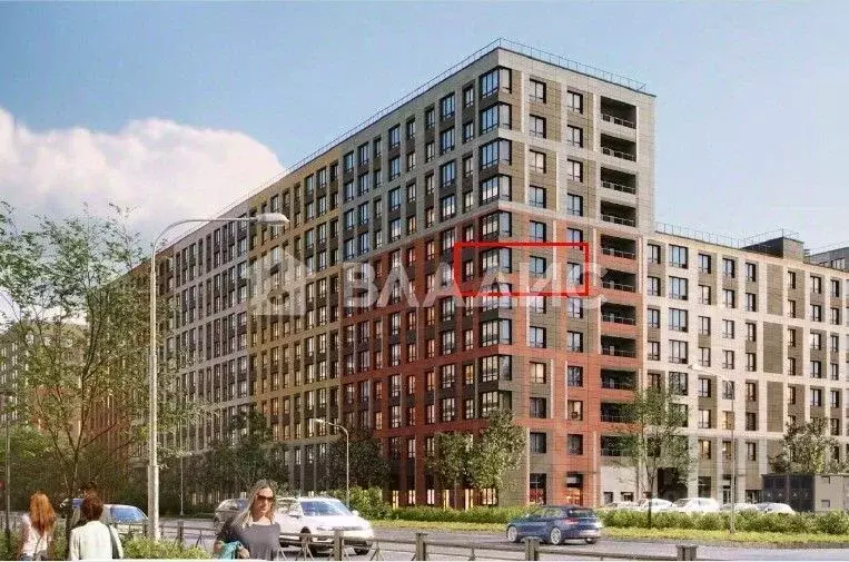 2-к кв. Санкт-Петербург Аквилон Ливз 2 жилой комплекс (56.6 м) - Фото 1