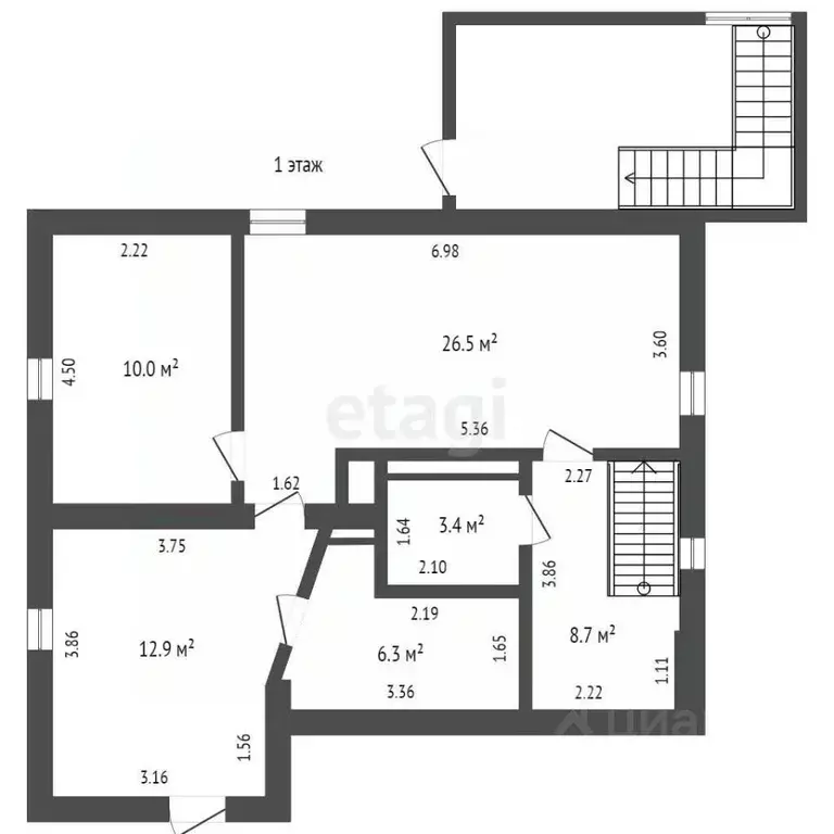 Дом в Архангельская область, Коряжма ул. Свердлова, 44 (240 м) - Фото 1