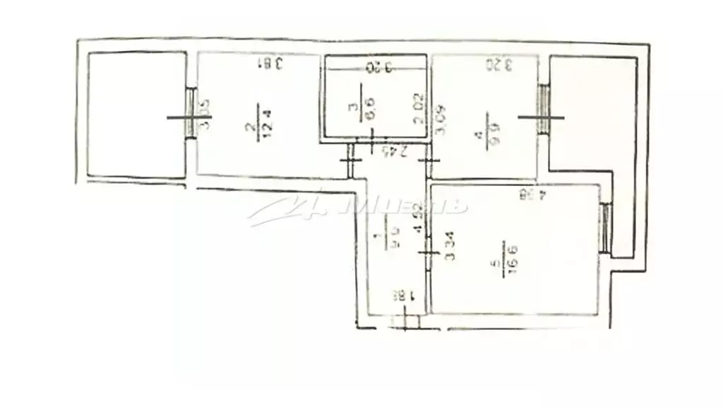 2-к кв. Крым, Симферополь ул. 1-й Конной армии, 21В (54.5 м) - Фото 2