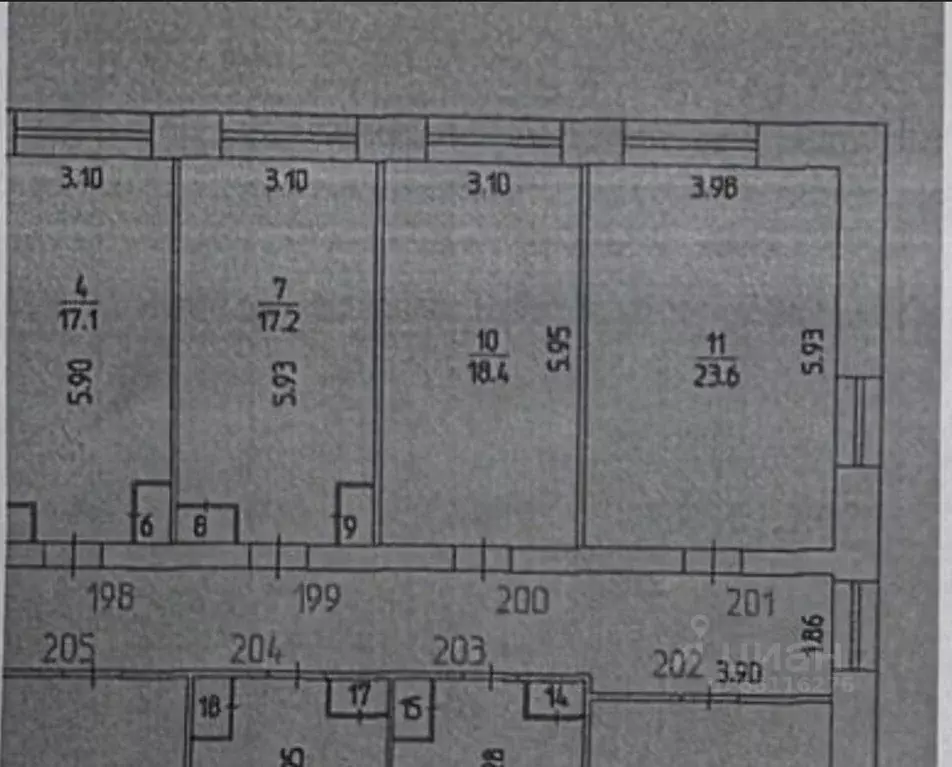 Комната Пермский край, Пермь бул. Гагарина, 58А (23.6 м) - Фото 2