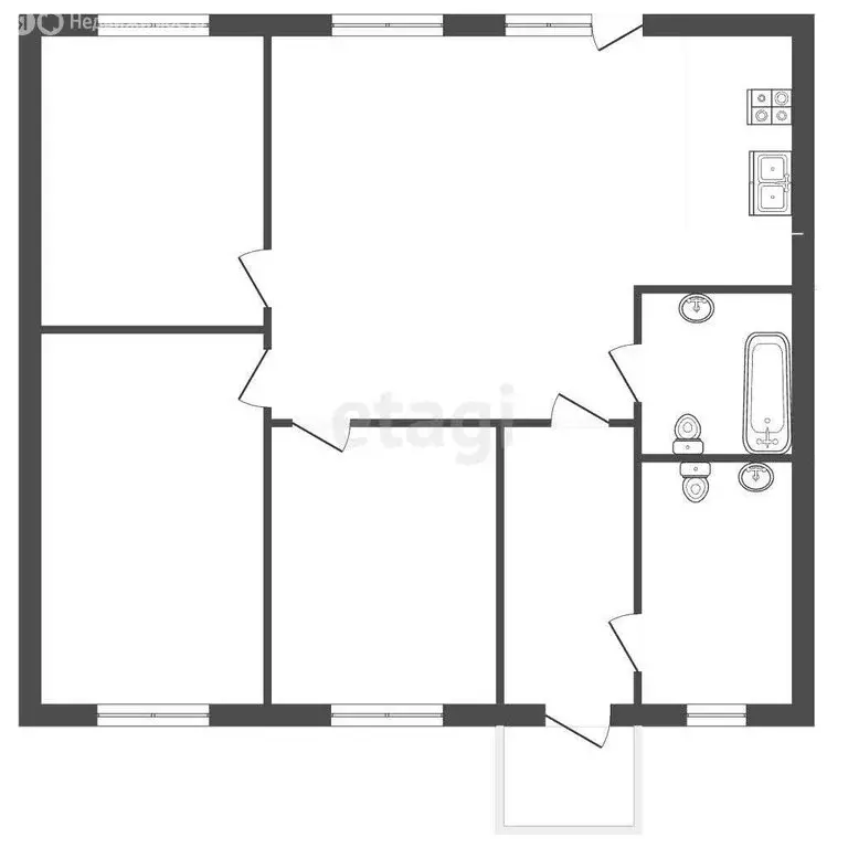 Дом в Тукаевский район, Малошильнинское сельское поселение, ДНП УК ... - Фото 1