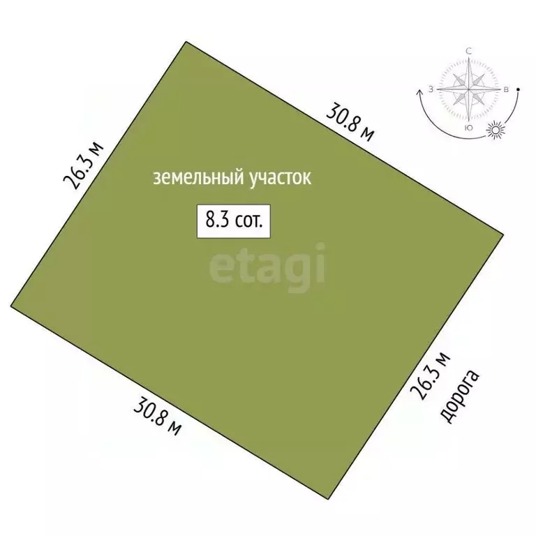 Участок в Тюменская область, Тюменский муниципальный округ, д. ... - Фото 2