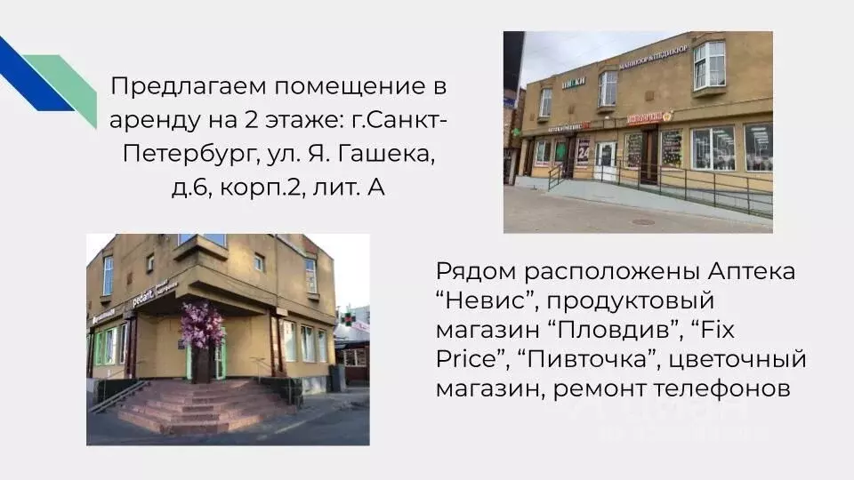 Помещение свободного назначения в Санкт-Петербург ул. Ярослава Гашека, ... - Фото 1