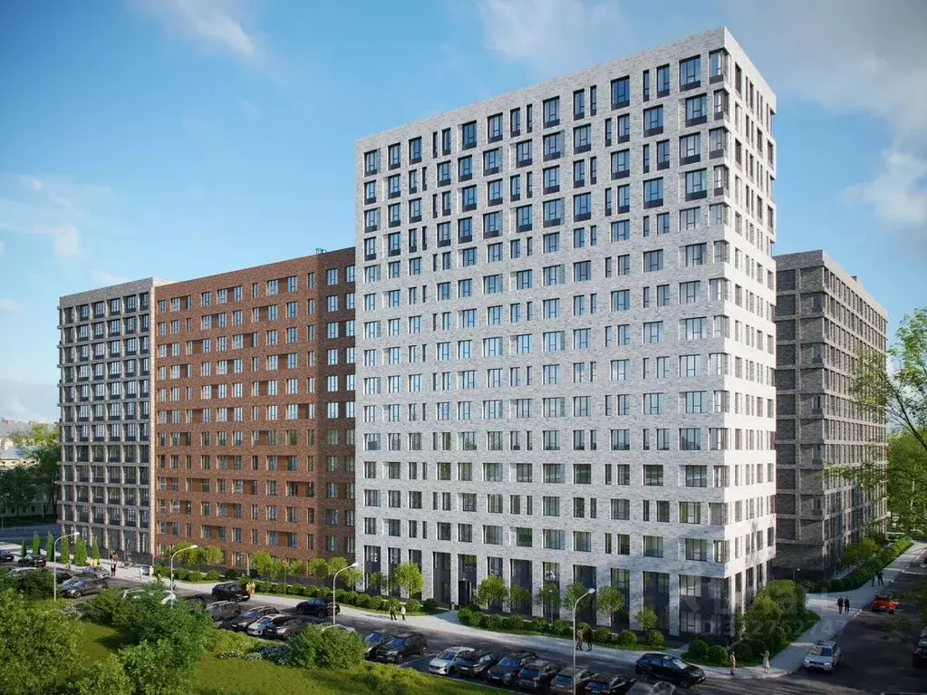 2-к кв. Архангельская область, Архангельск АКвартал жилой комплекс ... - Фото 2