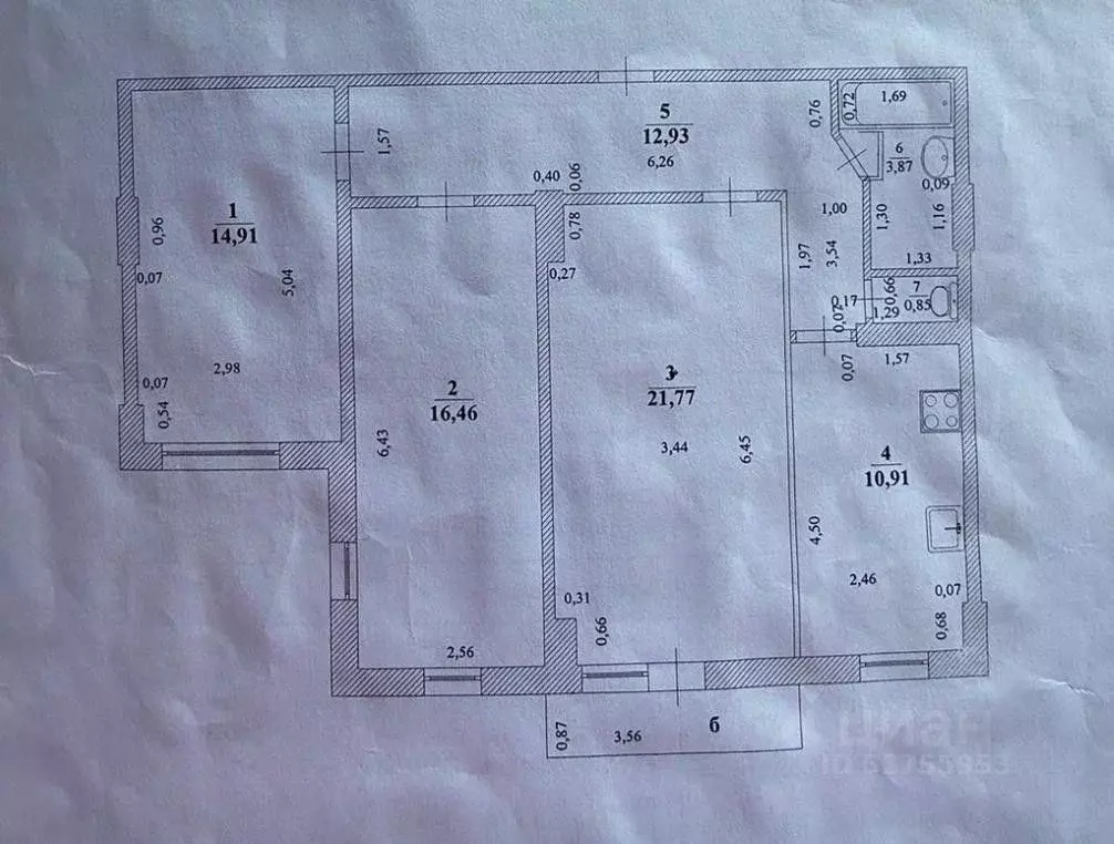 3-к кв. Ульяновская область, Ульяновск Почтовая ул., 29к1 (81.7 м) - Фото 1