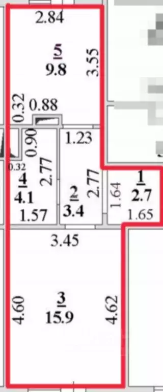 1-к кв. Липецкая область, Липецк ул. Сергея Казьмина, 1А (35.9 м) - Фото 2