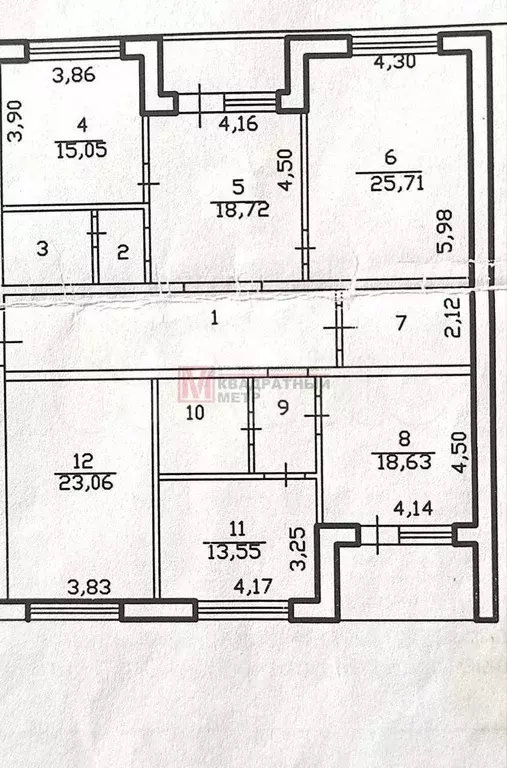 4-к. квартира, 159 м, 7/9 эт. - Фото 0