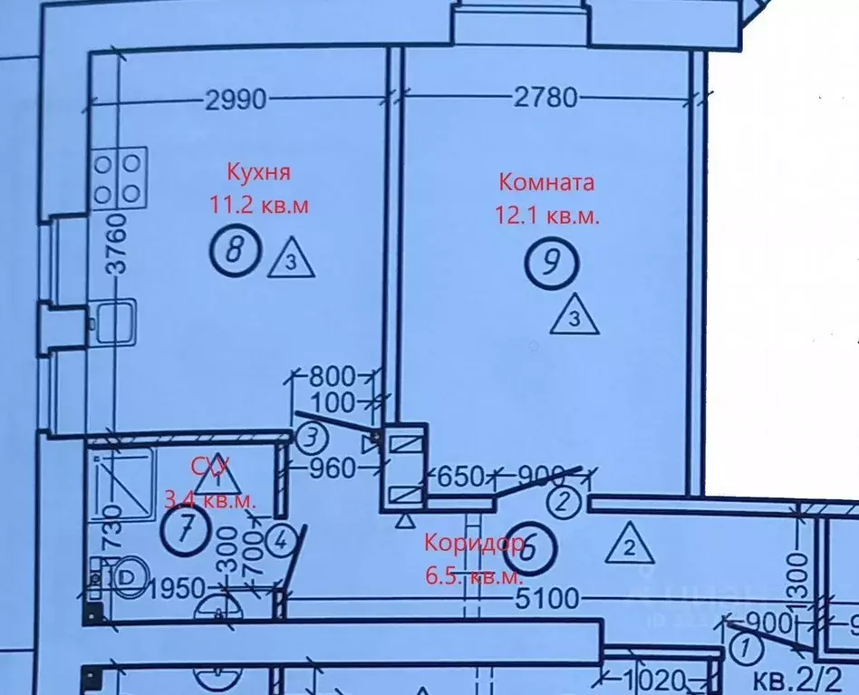 1-к кв. Ленинградская область, Тосно г. Тосненский район, Тосненское ... - Фото 1