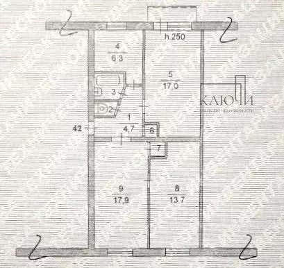3-к кв. Челябинская область, Магнитогорск ул. имени газеты Правда, 72 ... - Фото 2