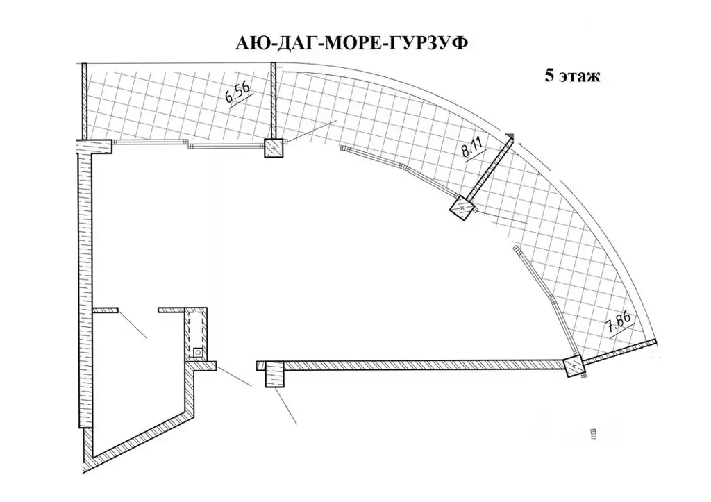 1-к кв. Крым, Ялта муниципальный округ, Гурзуф пгт ул. Ялтинская, 14Г ... - Фото 2
