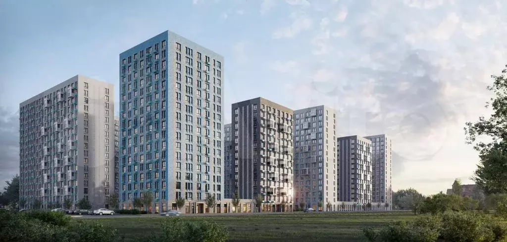 1-к. квартира, 32,8 м, 16/17 эт. - Фото 1