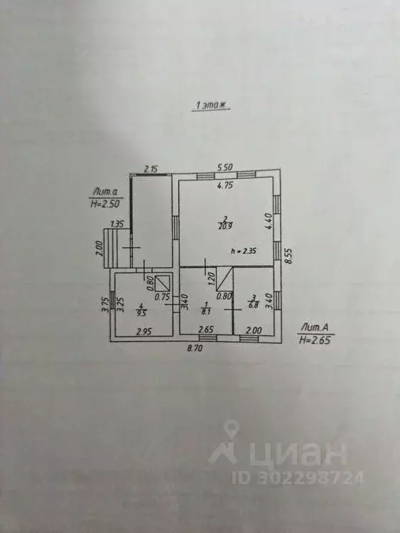 Дом в Иркутская область, Иркутск Тувинская ул., 14 (45 м) - Фото 0