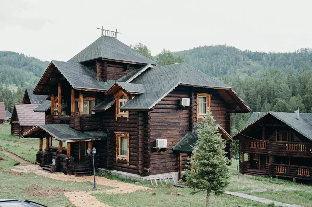 Дом в Алтай, Усть-Коксинский район, пос. Тюгурюк  (90 м) - Фото 1