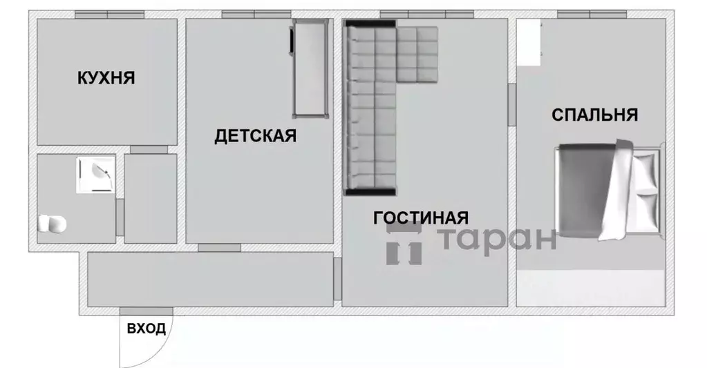 3-к кв. Челябинская область, Челябинск ул. Курчатова, 18 (56.7 м) - Фото 2