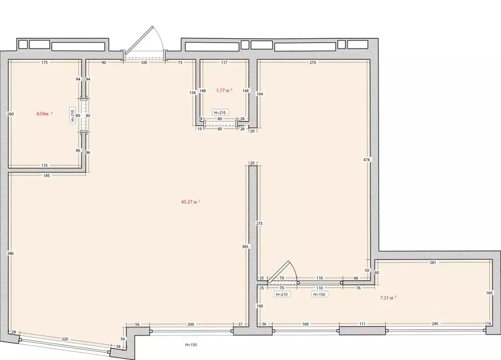 2-к кв. Приморский край, Владивосток ул. Нейбута, 135с3 (57.5 м) - Фото 0