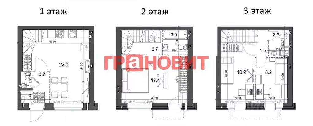 3-к кв. Новосибирская область, Новосибирский район, Мичуринский ... - Фото 1
