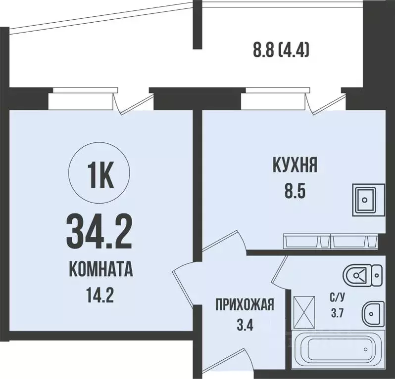 1-к кв. Новосибирская область, Новосибирск Династия жилой комплекс ... - Фото 0