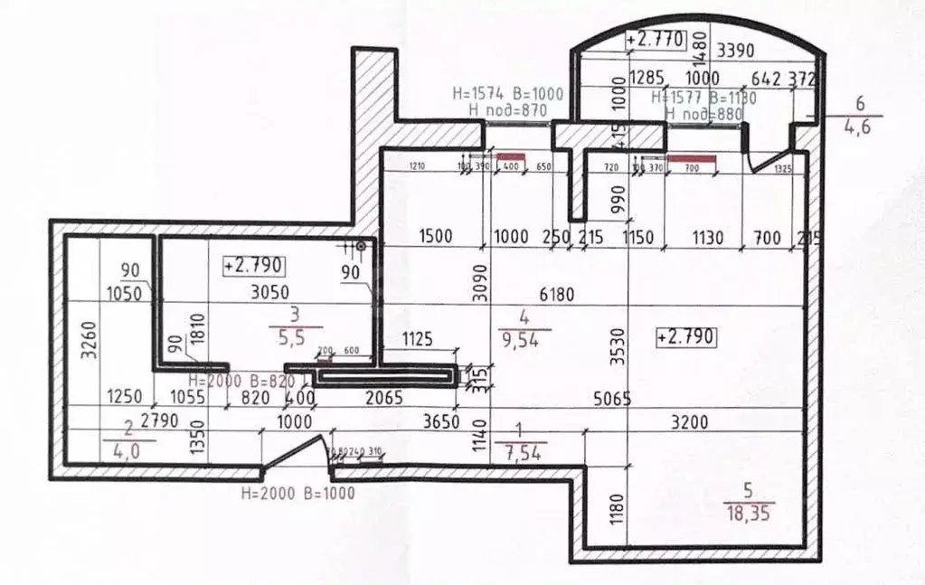 1-к кв. Ульяновская область, Ульяновск пер. Суворова, 27 (43.6 м) - Фото 2